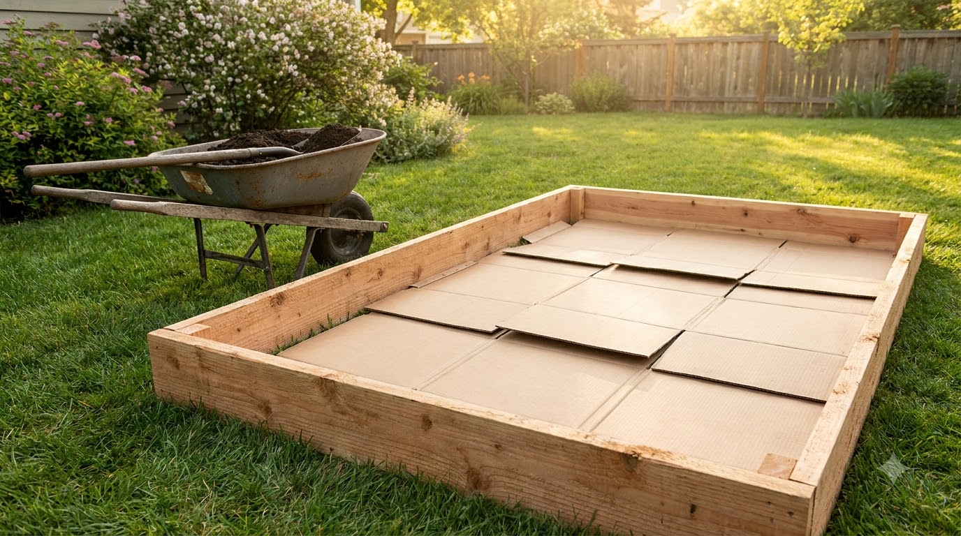 Cardboard for Raised Garden Beds: Uses, Rules & Mistakes