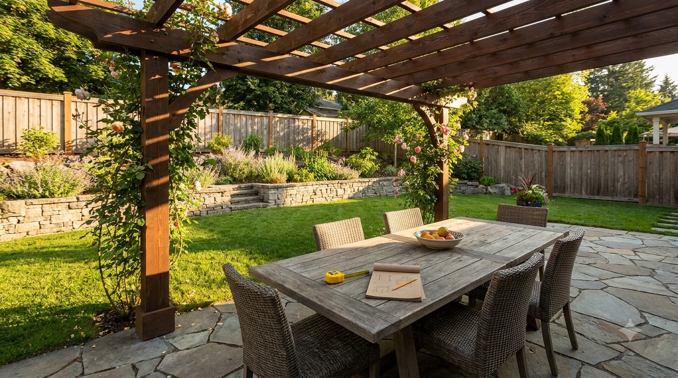 Pergola Cost in 2026: DIY vs Pro, by Size and Material