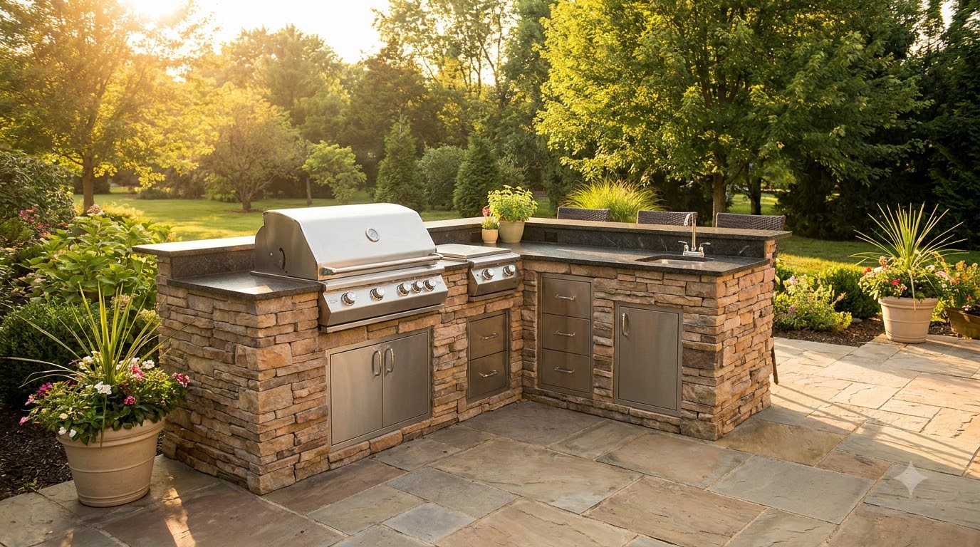 Cinder Block Outdoor Kitchen: Build It Step by Step