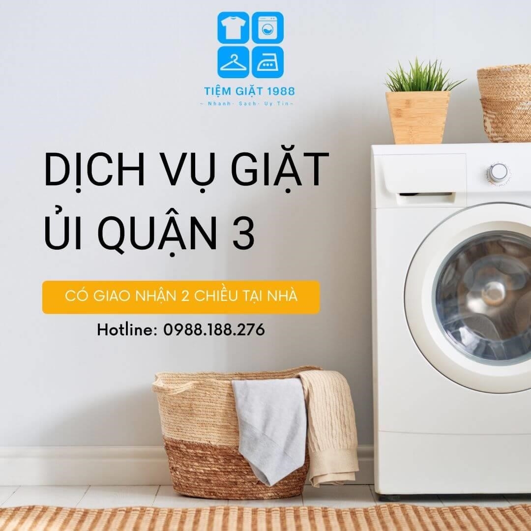 Dịch vụ giặt ủi quận 3 – Giao nhận nhanh chóng