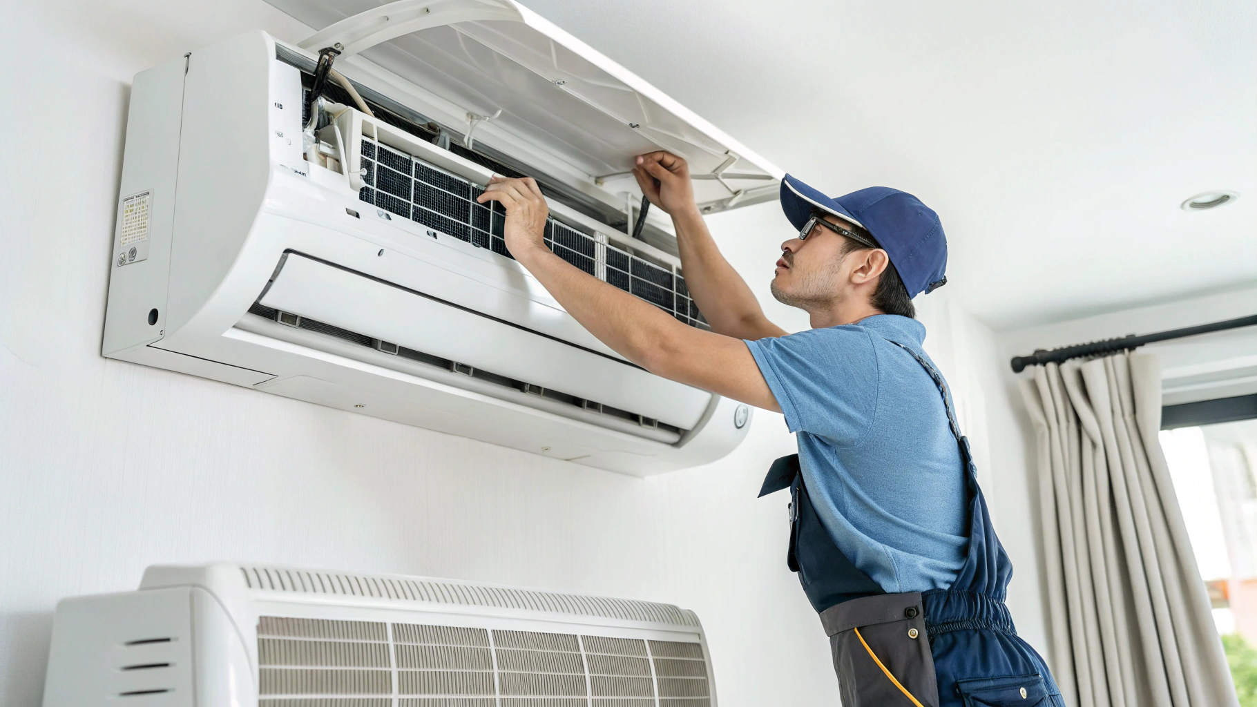 Lắp ráp và kiểm tra lại máy lạnh sau khi vệ sinh