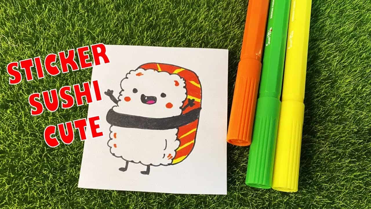 Cách làm sticker đồ ăn  bằng các loại keo dính tự chế