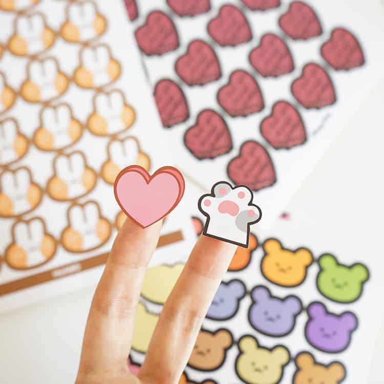Sticker trái tim cực đáng yêu