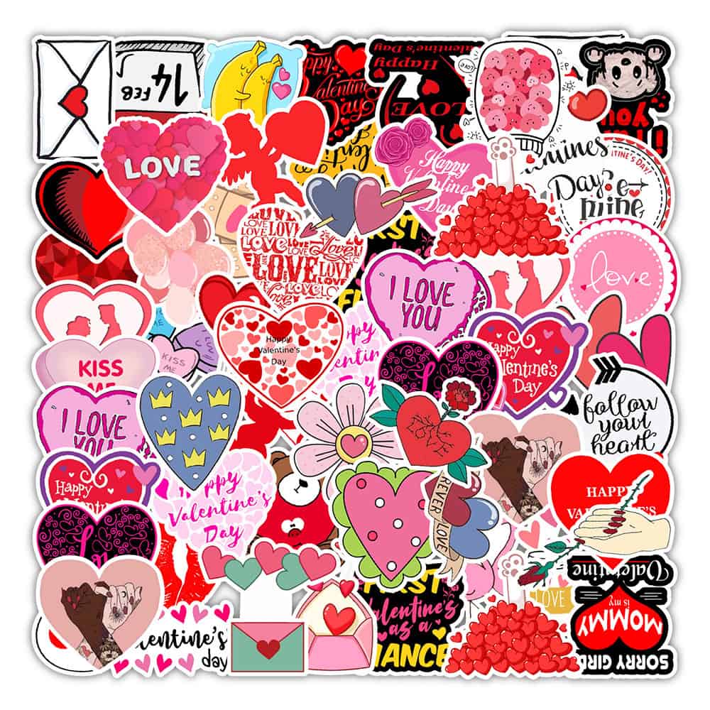 99+ Mẫu sticker trái tim cực đáng yêu gây bão thời gian vừa qua