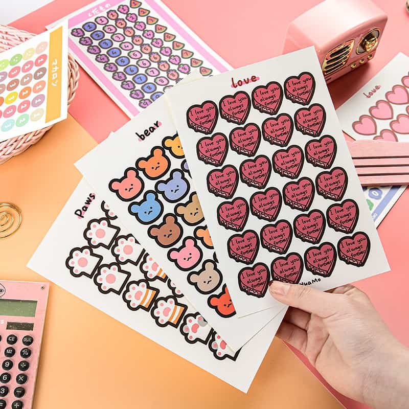 Sticker trái tim cực đáng yêu