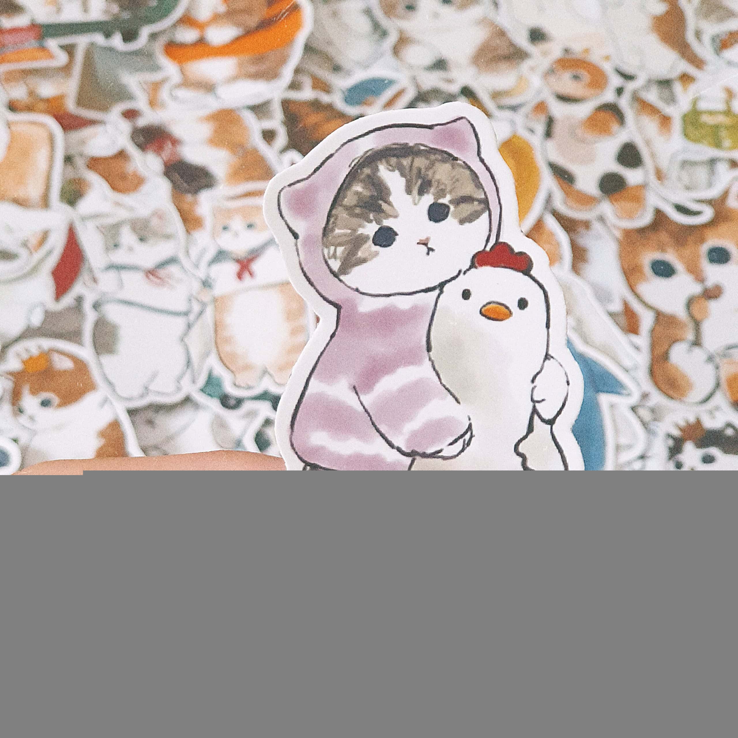 Sticker mèo cute