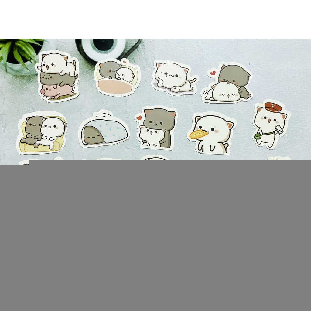 Sticker mèo cute