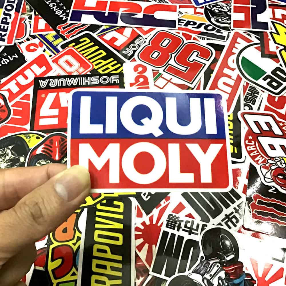 sticker dán xe độc lạ