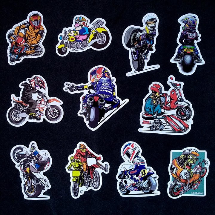 sticker dán xe độc lạ