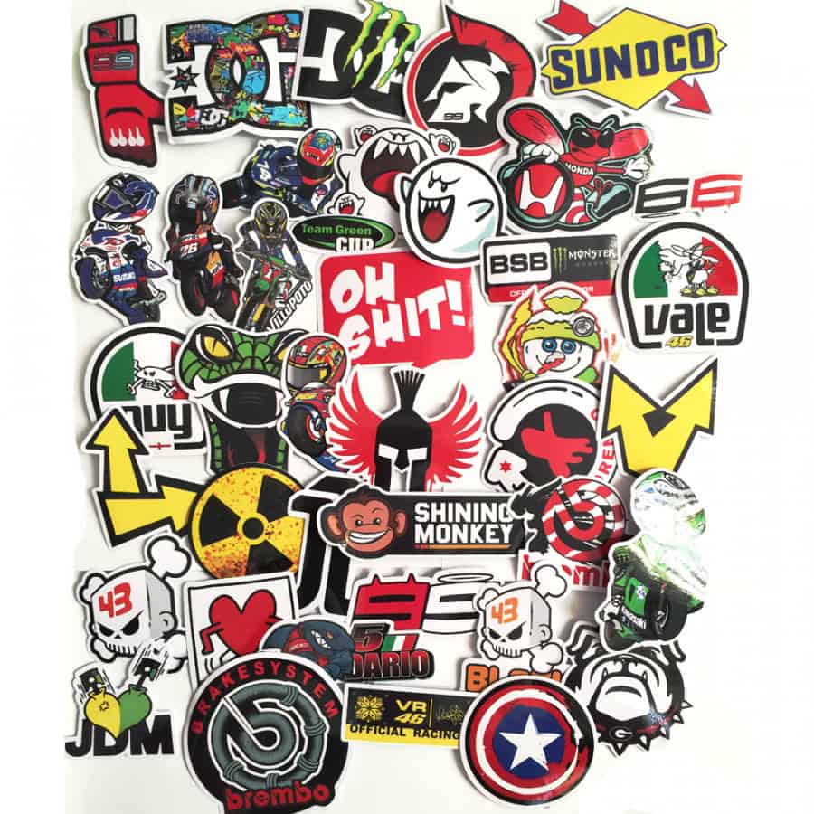 sticker dán xe độc lạ