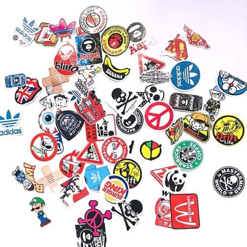 sticker dán xe độc lạ