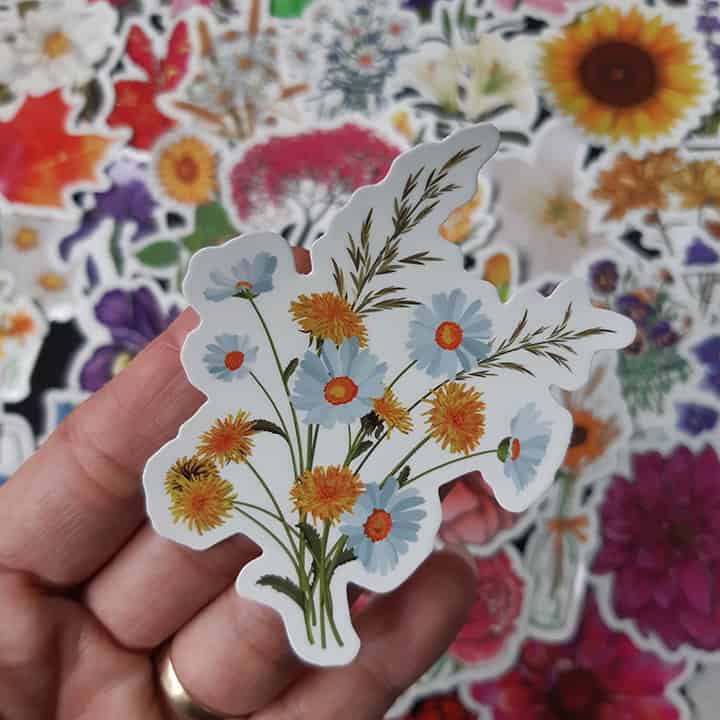 Sticker hoa