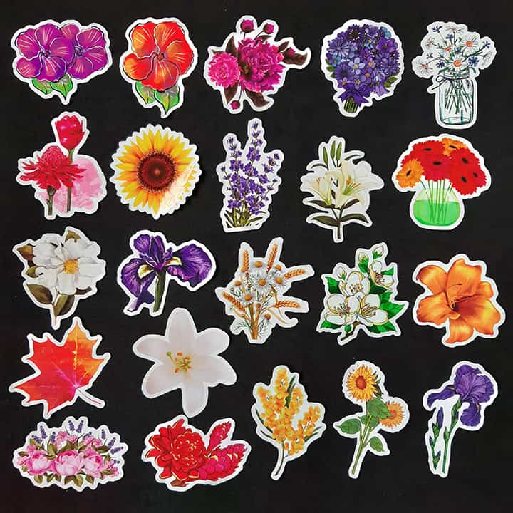 Sticker hoa