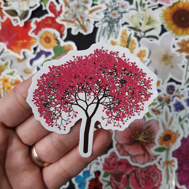 Sticker hoa