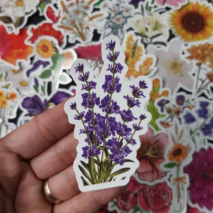 Sticker hoa
