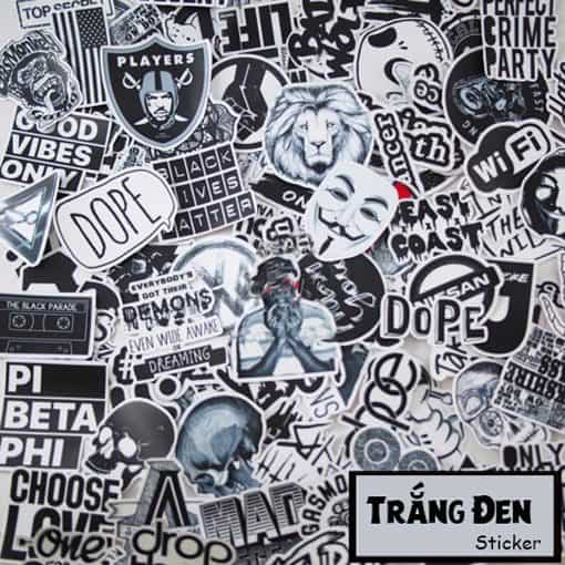 Sticker dán mũ bảo hiểm độc đáo