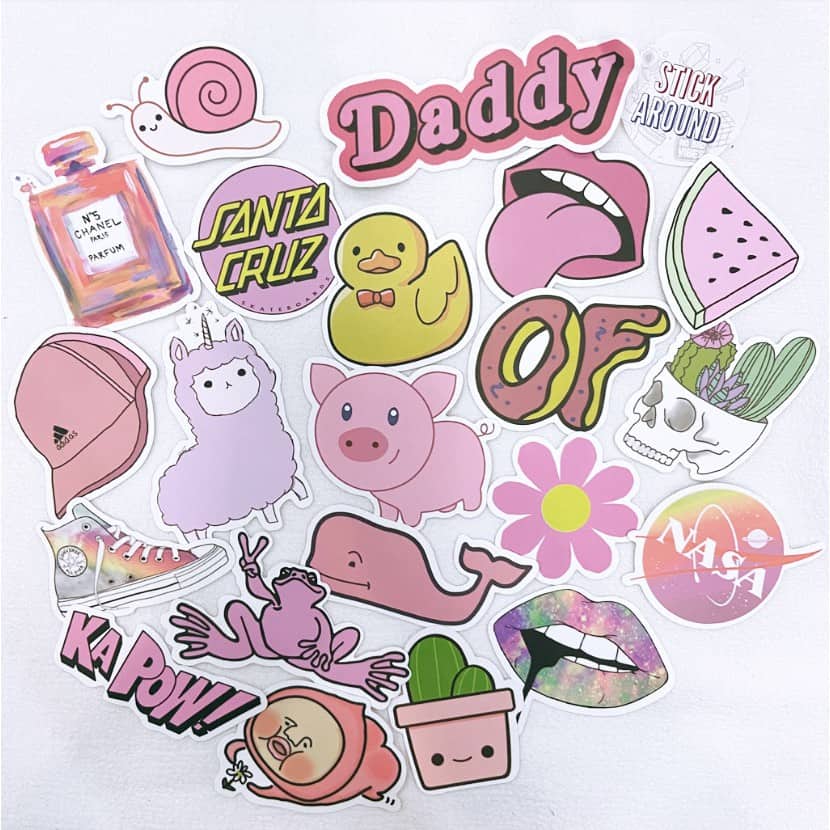 Sticker dán mũ bảo hiểm độc đáo