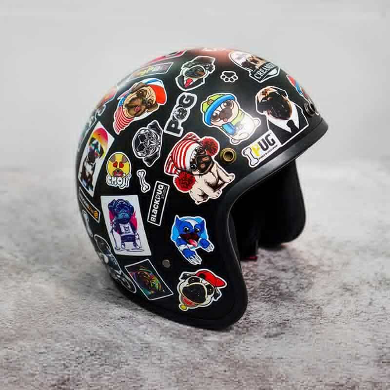 Sticker dán mũ bảo hiểm độc đáo