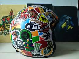 Sticker dán mũ bảo hiểm độc đáo