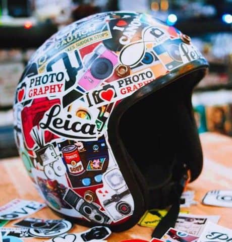 Sticker dán mũ bảo hiểm độc đáo