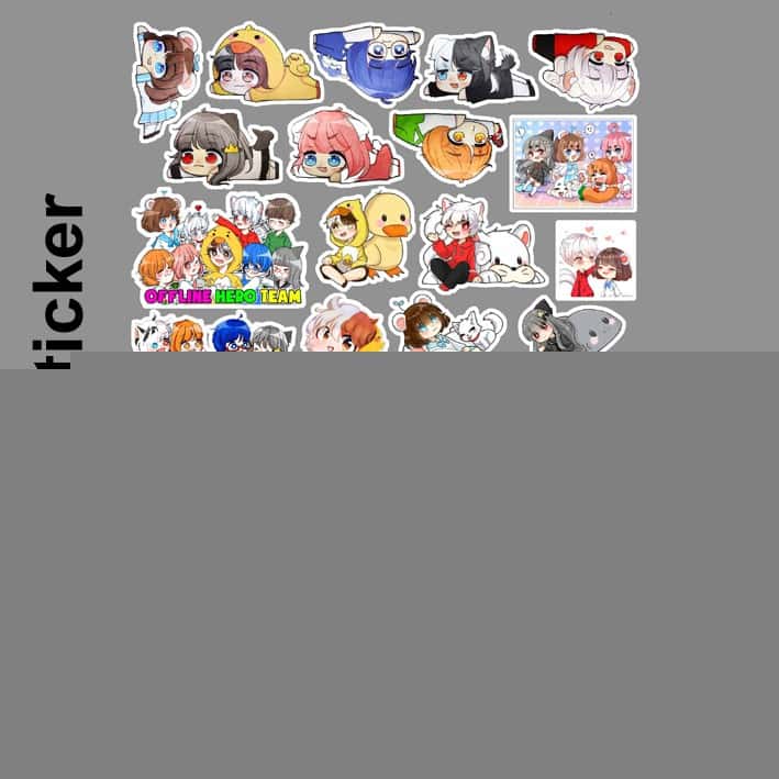 Sticker hero team dễ thương