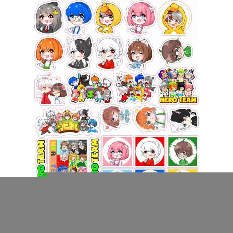Sticker hero team dễ thương