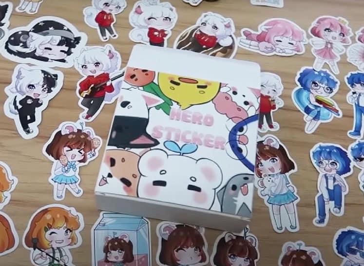Sticker hero team dễ thương