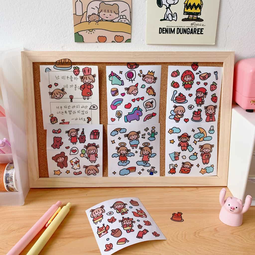 Sticker hình dán đẹp