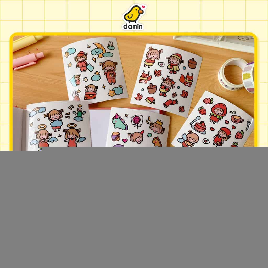 Sticker hình dán đẹp