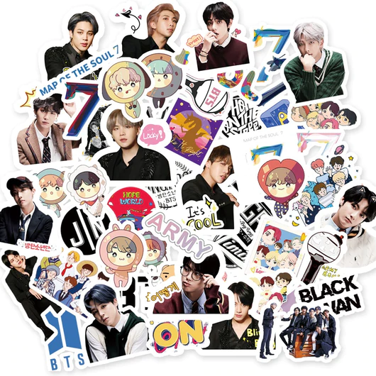 sticker bts siêu dễ thương