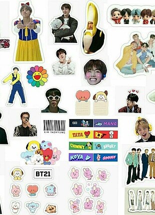 sticker bts siêu dễ thương