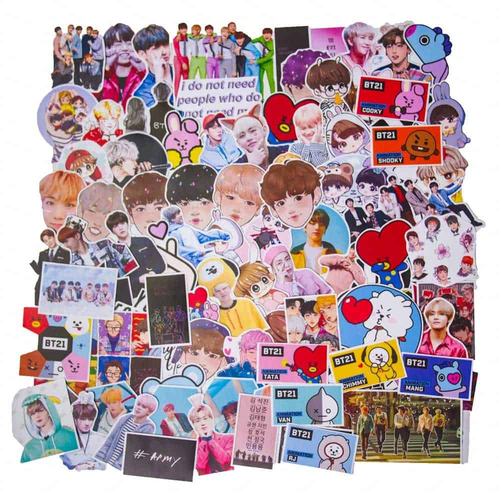 sticker bts siêu dễ thương