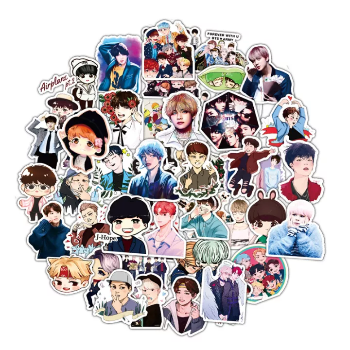 sticker bts siêu dễ thương
