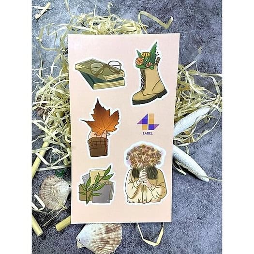 sticker vintage đẹp, độc đáo