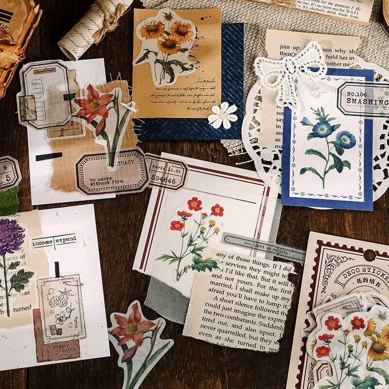 sticker vintage đẹp, độc đáo