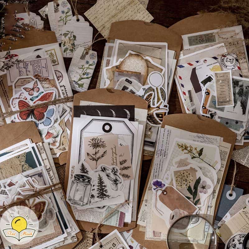 sticker vintage đẹp, độc đáo