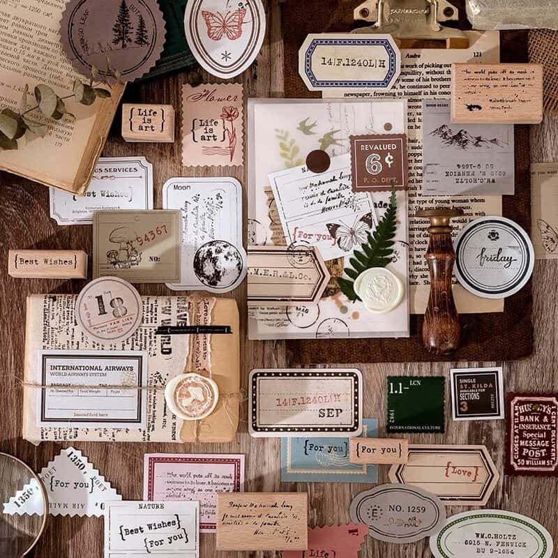 sticker vintage đẹp, độc đáo