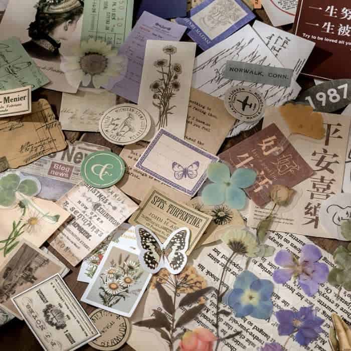 sticker vintage đẹp, độc đáo