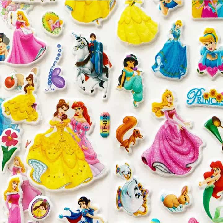 sticker công chúa xinh đẹp