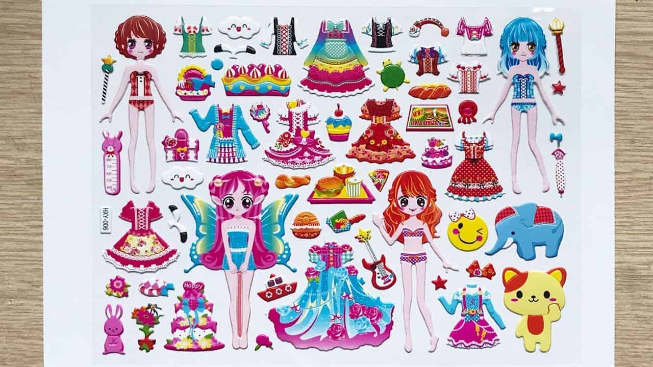 sticker công chúa xinh đẹp