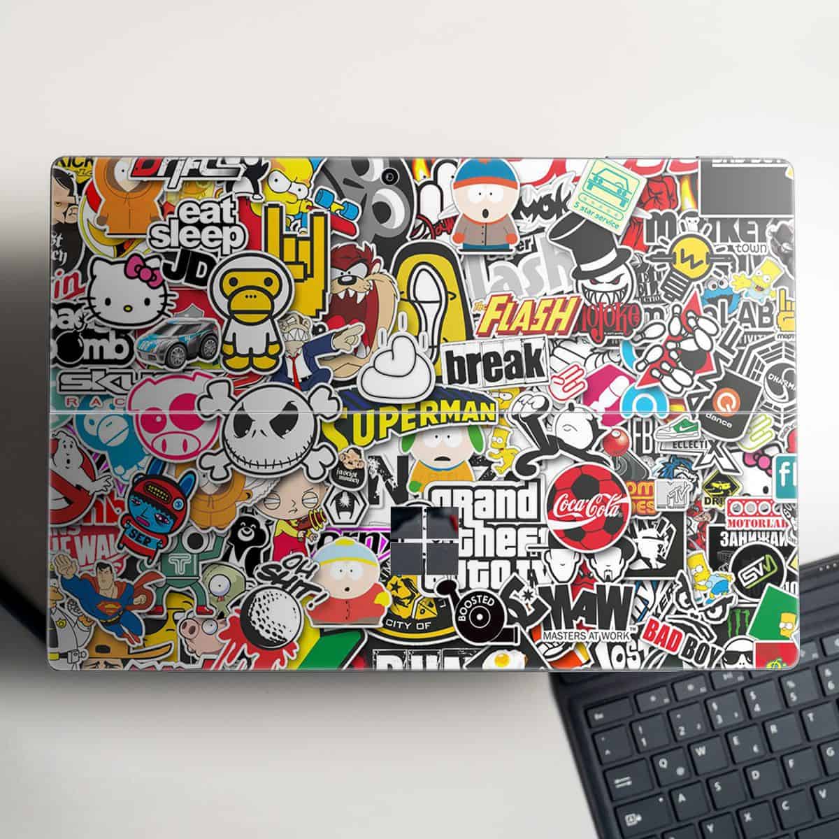 Sticker dán laptop độc đáo