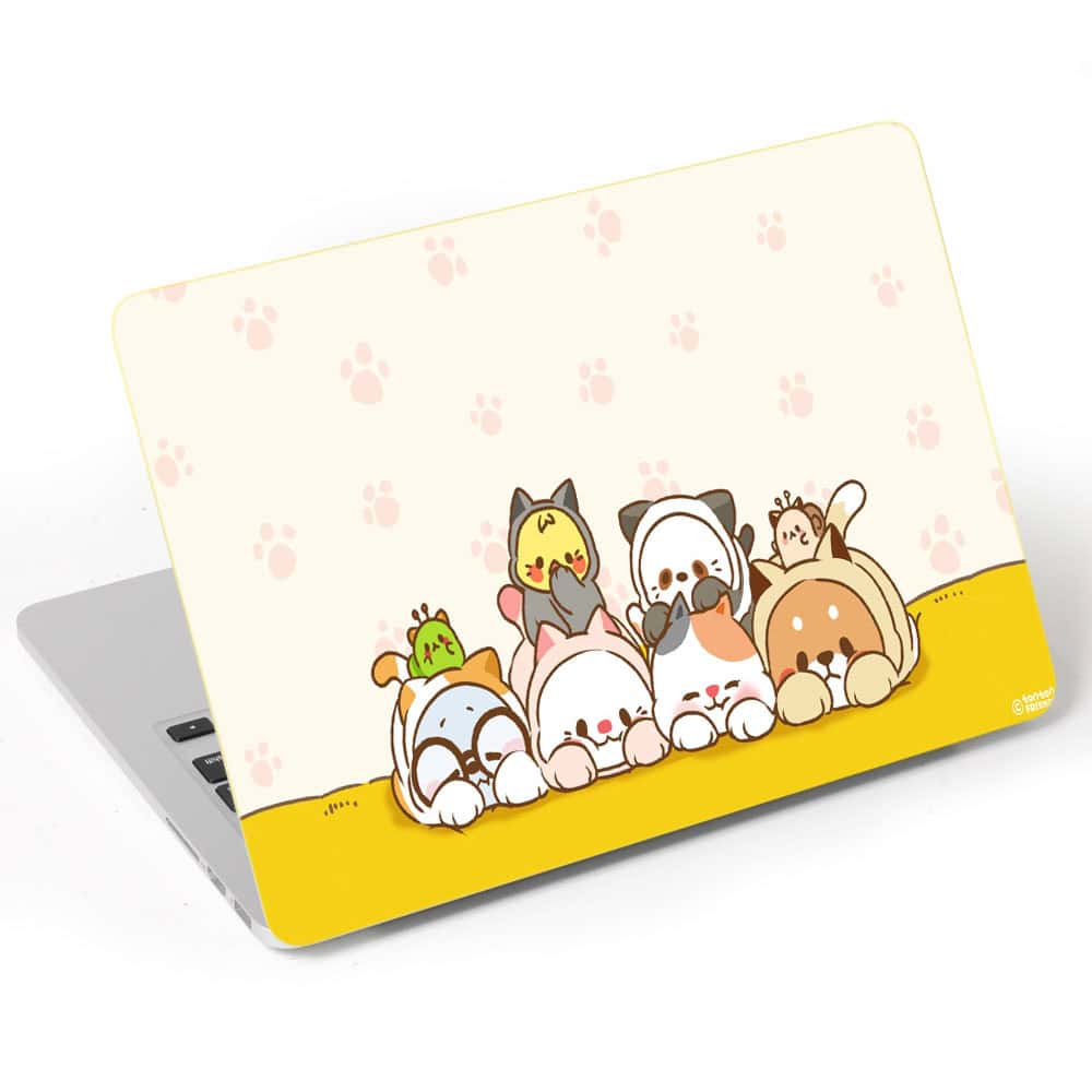 Sticker dán laptop cute
