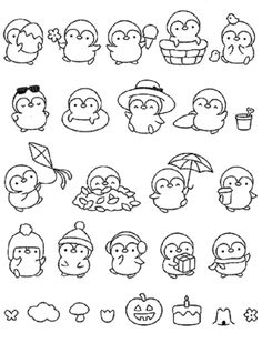 Sticker cute không màu 