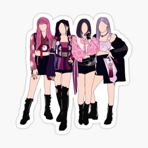 Sticker Black Pink cool ngầu