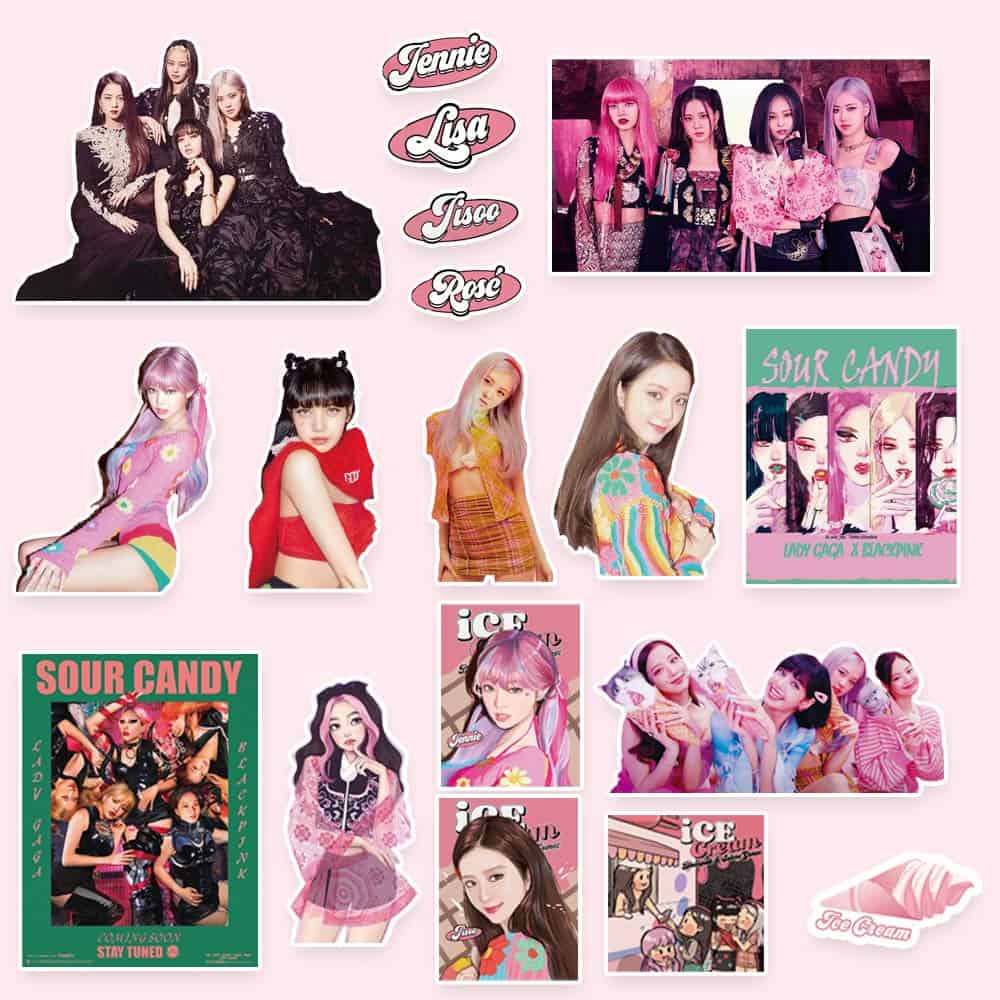 Sticker Black Pink cool ngầu