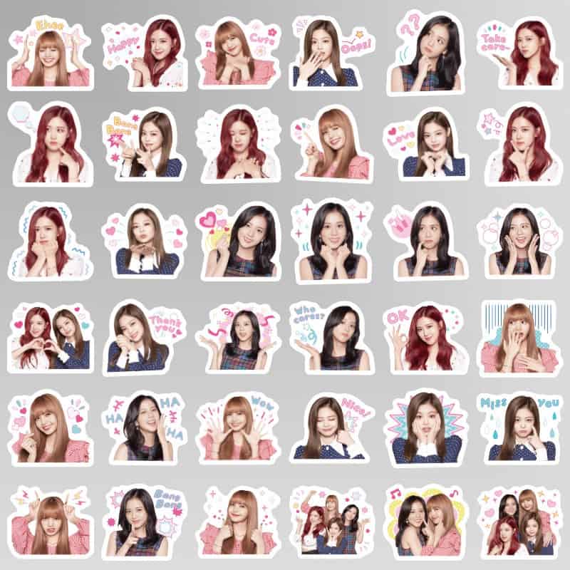 Sticker Black Pink cool ngầu