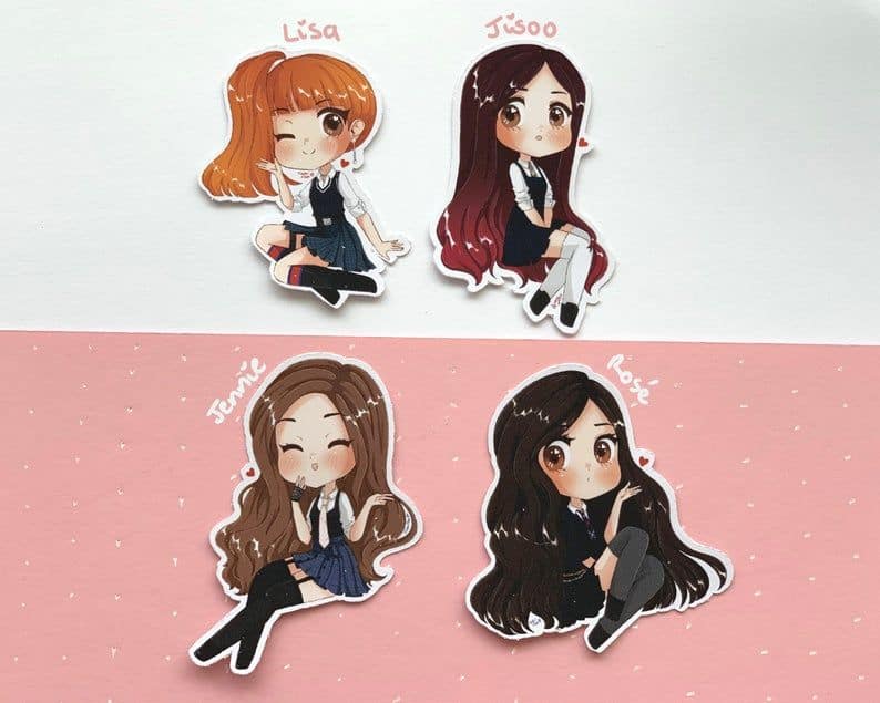 Sticker Black Pink cool ngầu