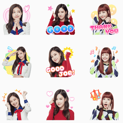 Sticker Black Pink cool ngầu