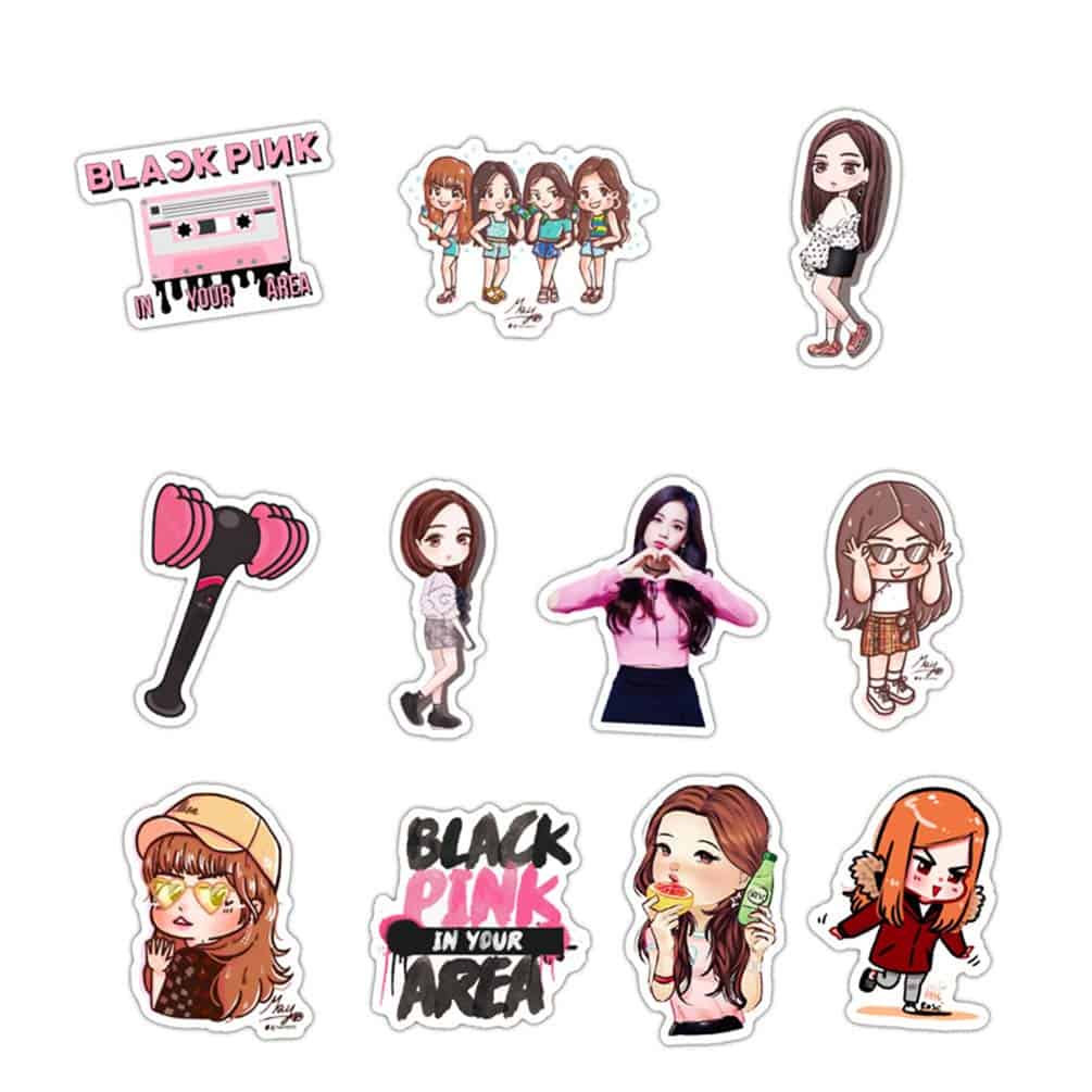 Sticker Black Pink cool ngầu