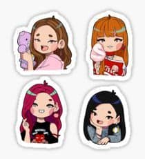 Sticker Black Pink cool ngầu